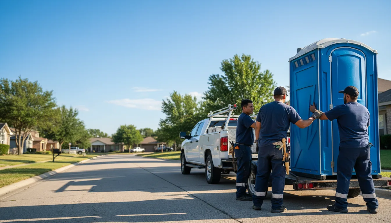 Portable Toilet Rental in Riesel, TX near me